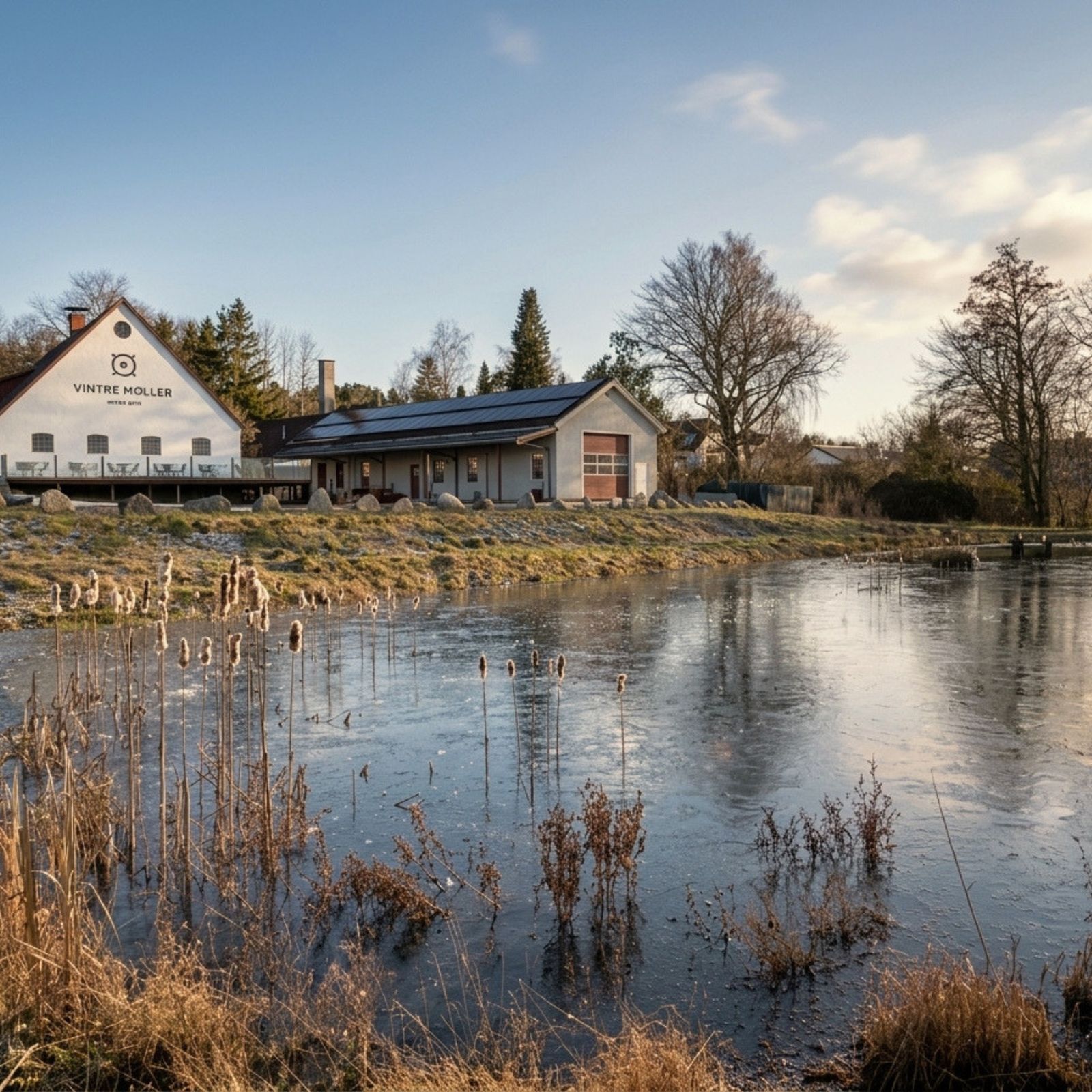 The lake at Vintre Møller.